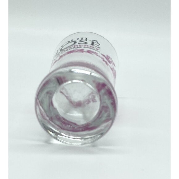 Tequila Rose Strawberry Cream Tall 4.25" Shot Glasses Set Of 4 Black & Rose - Picture 5 of 5